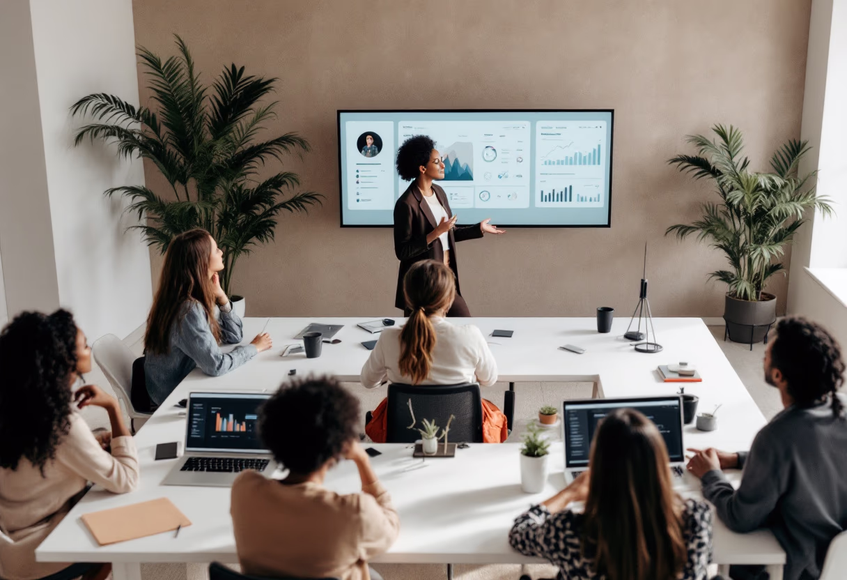 image of tech solutions demonstration (for a hr tech)