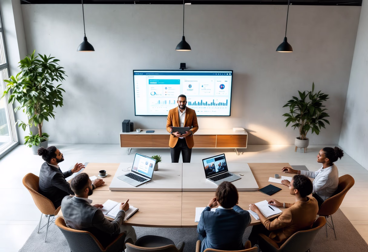 image of tech solutions demonstration (for a hr tech)