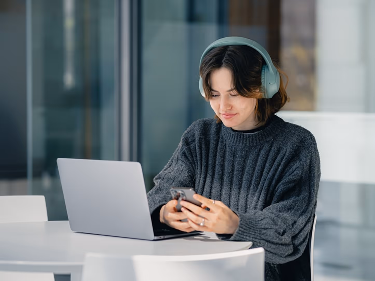 image of diverse team brainstorming (for an ai saas company)