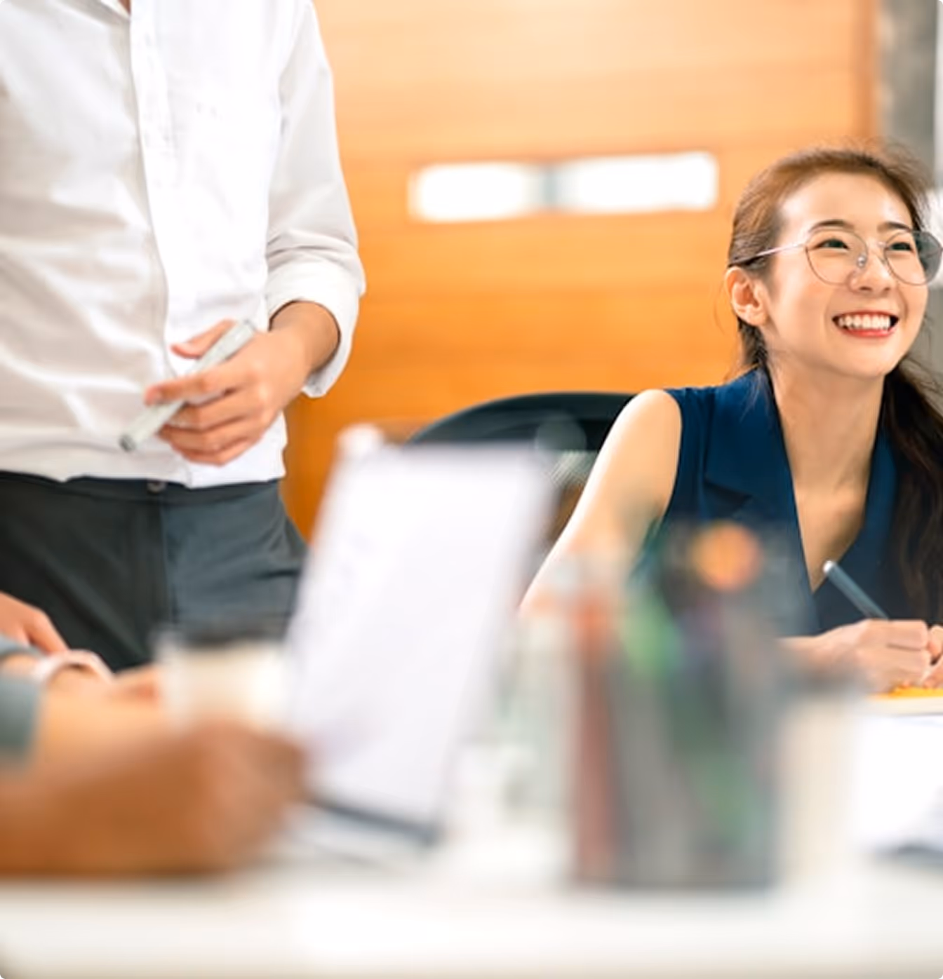 image of brainstorming session (for a productivity tools business)